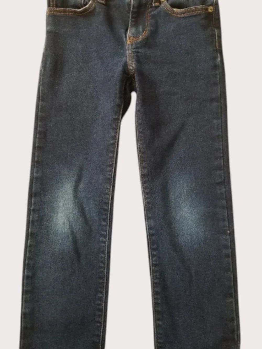 OLD NAVY Straight Slim Stretch Denim Jeans Girls Size 6 Adjustable Waist